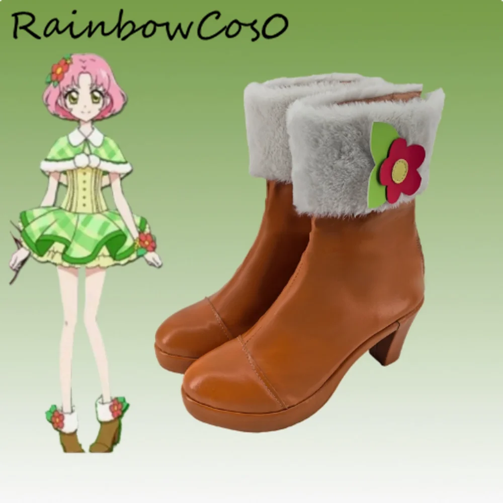أحذية كيتاجي ساكورا أيكاتسو التأثيرية أحذية لعبة أنيمي حفلة الهالوين RainbowCos0 W4893