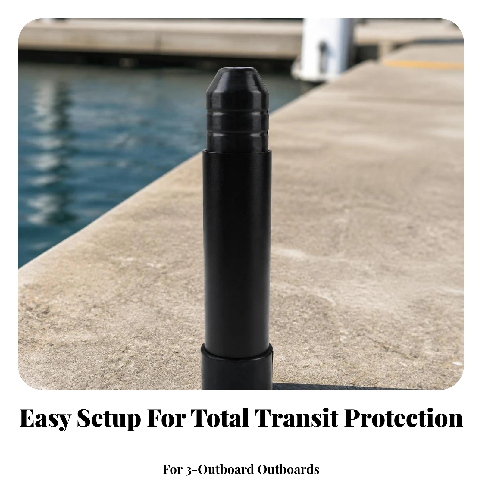 Outboard Motor Support Aluminum Boat Motor Transom Support Transom Saver Heavy-Duty Hardware Compatible for Boaters, Boats