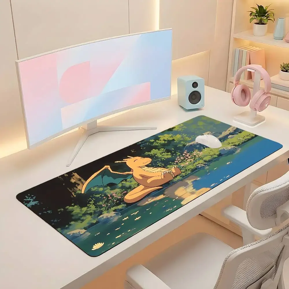 Pokemon Pikachu Gaming Mouse Pad XXL Rubber Keyboard Desk Mat With 2MM Stitched Edge Design