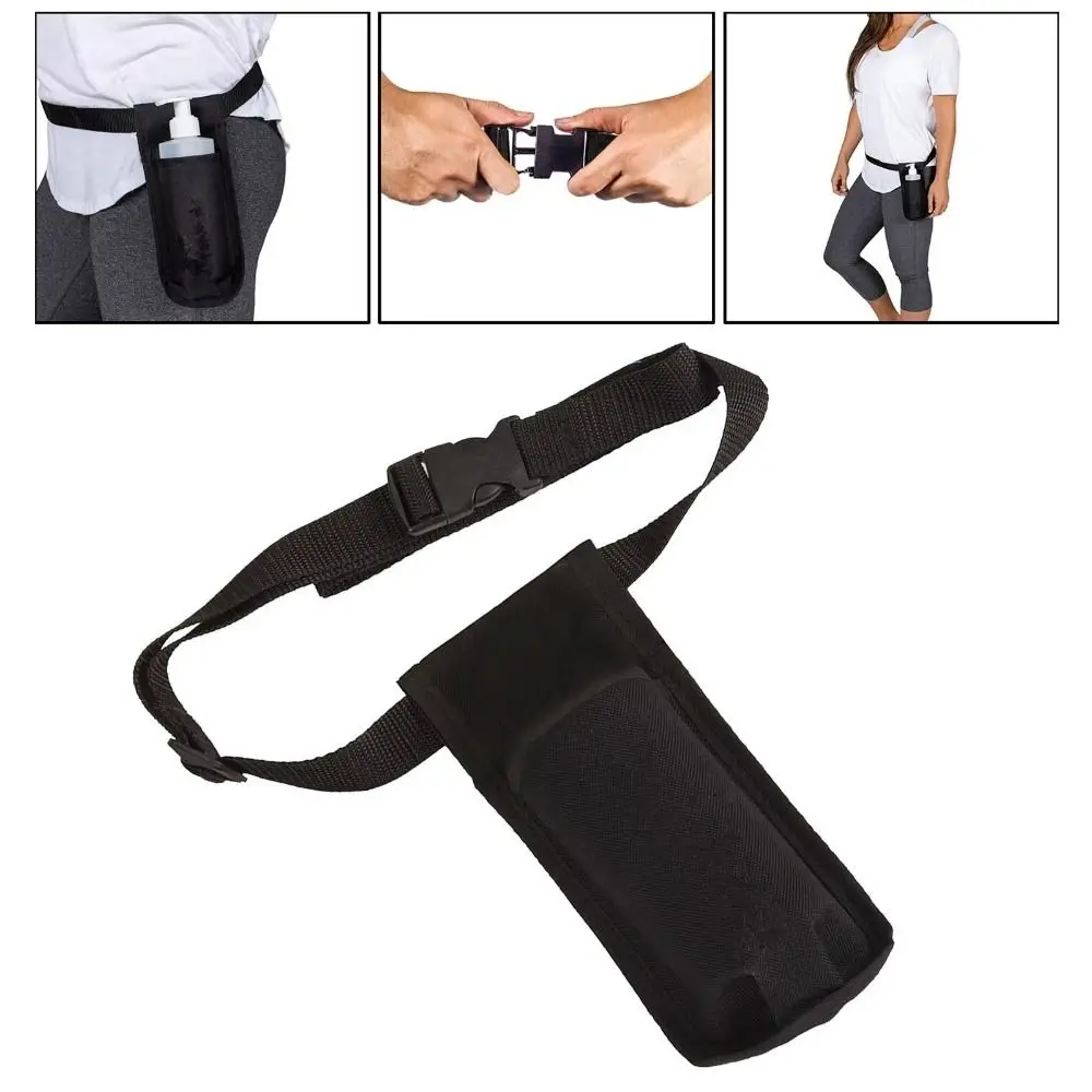 Adjustable Massage Bottle Bags Massage Oil Single/Double Holder Waist Belt Storage Bags Comfortable Portable Massage Waist Bags