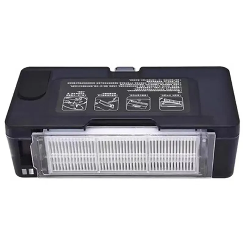 Sweeping and towing integrated robot two-in-one water tank dust box filter accessories