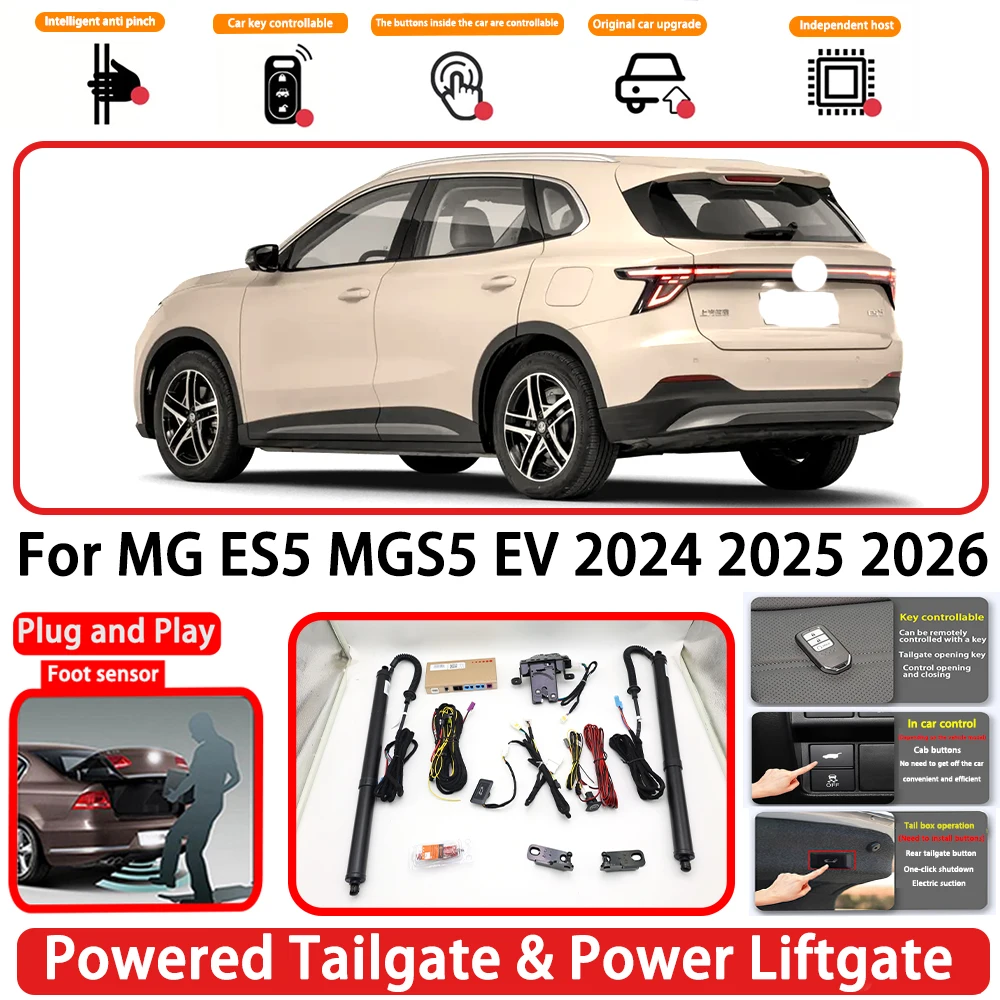 for MG ES5 MGS5 EV 2024 2025 2026 OEM Plug and Play Auto Powered Tailgate Power Liftgate Rear Trunk Opener System