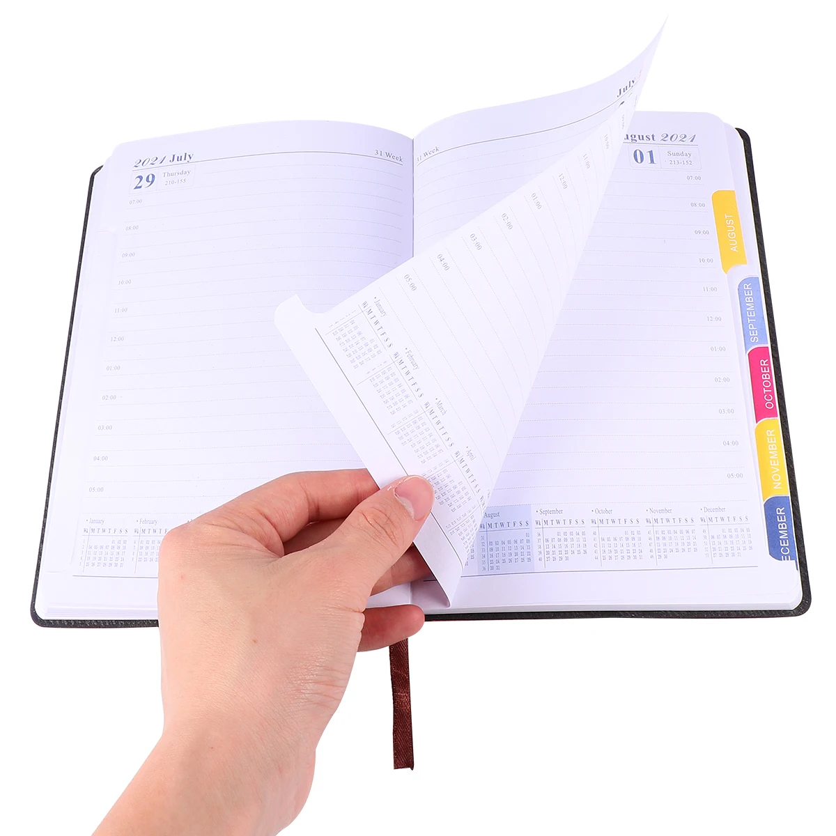 

Practical Paper Notebooks A5 Orange Students Stationery Daily Planner Calendar Journal Writing Gifts