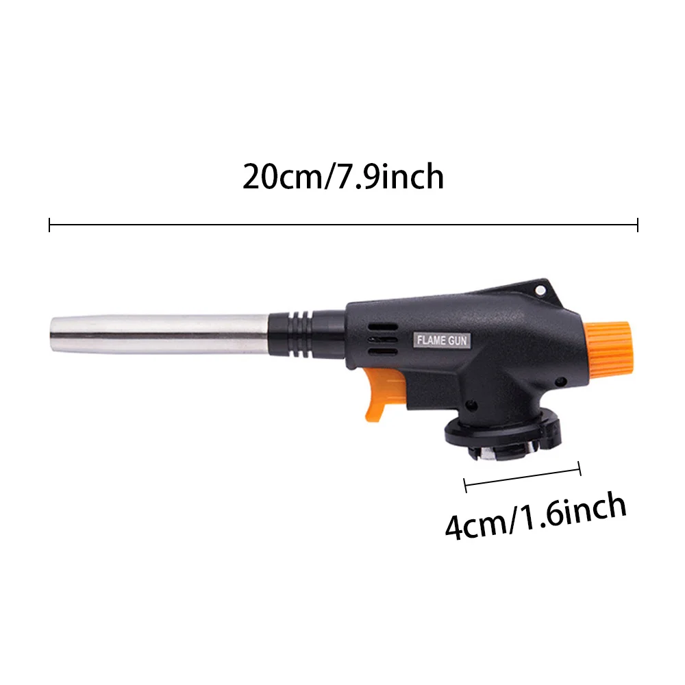 Adjustable Flame Gas Lighters Ignition Head with Reverse Use Kitchen Jet Blow Torch Lighter for BBQ Butane Lighter - view 6