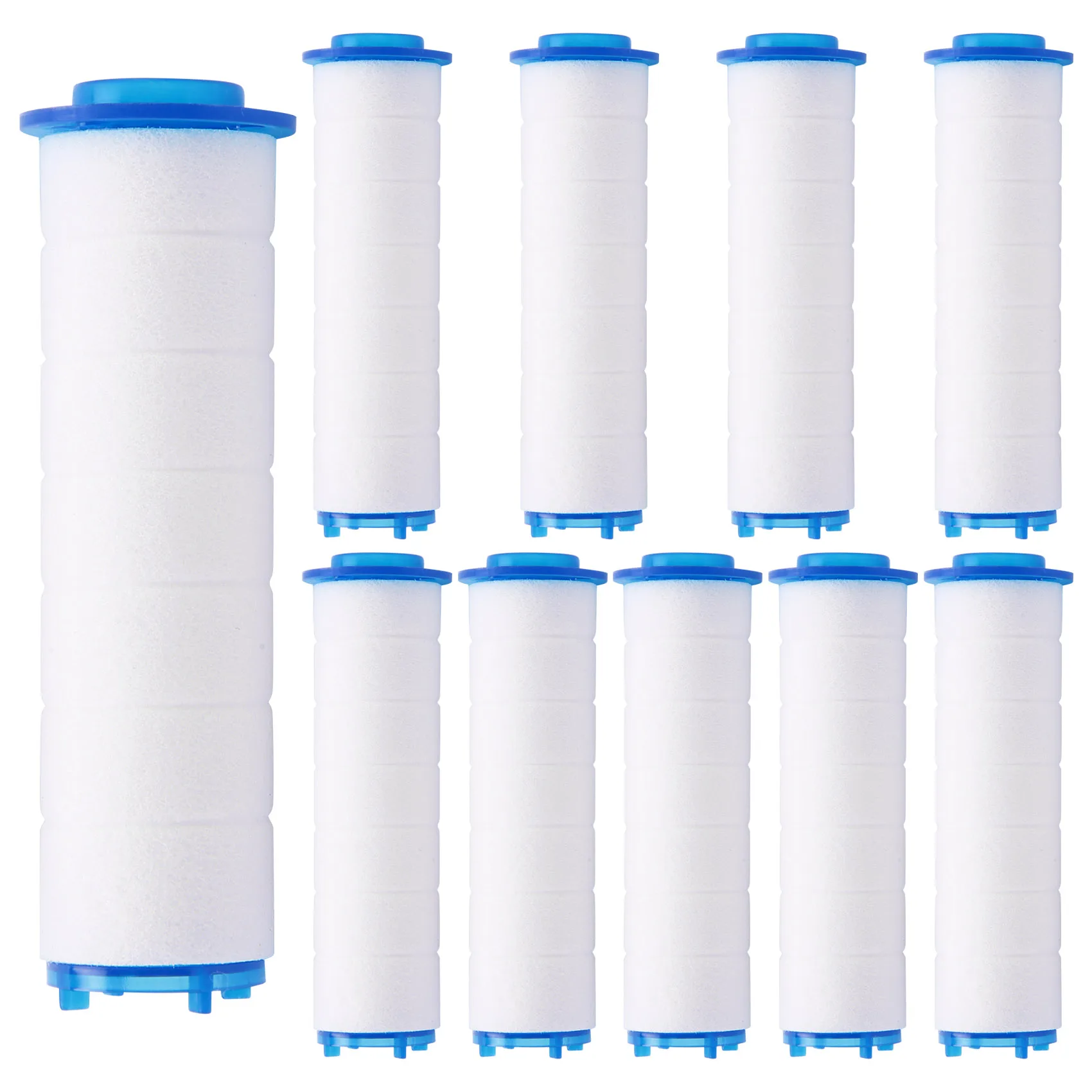 10Pcs Replacement Shower Filter for Hard Water - High Output Shower Water Filter to Remove Chlorine and Fluoride