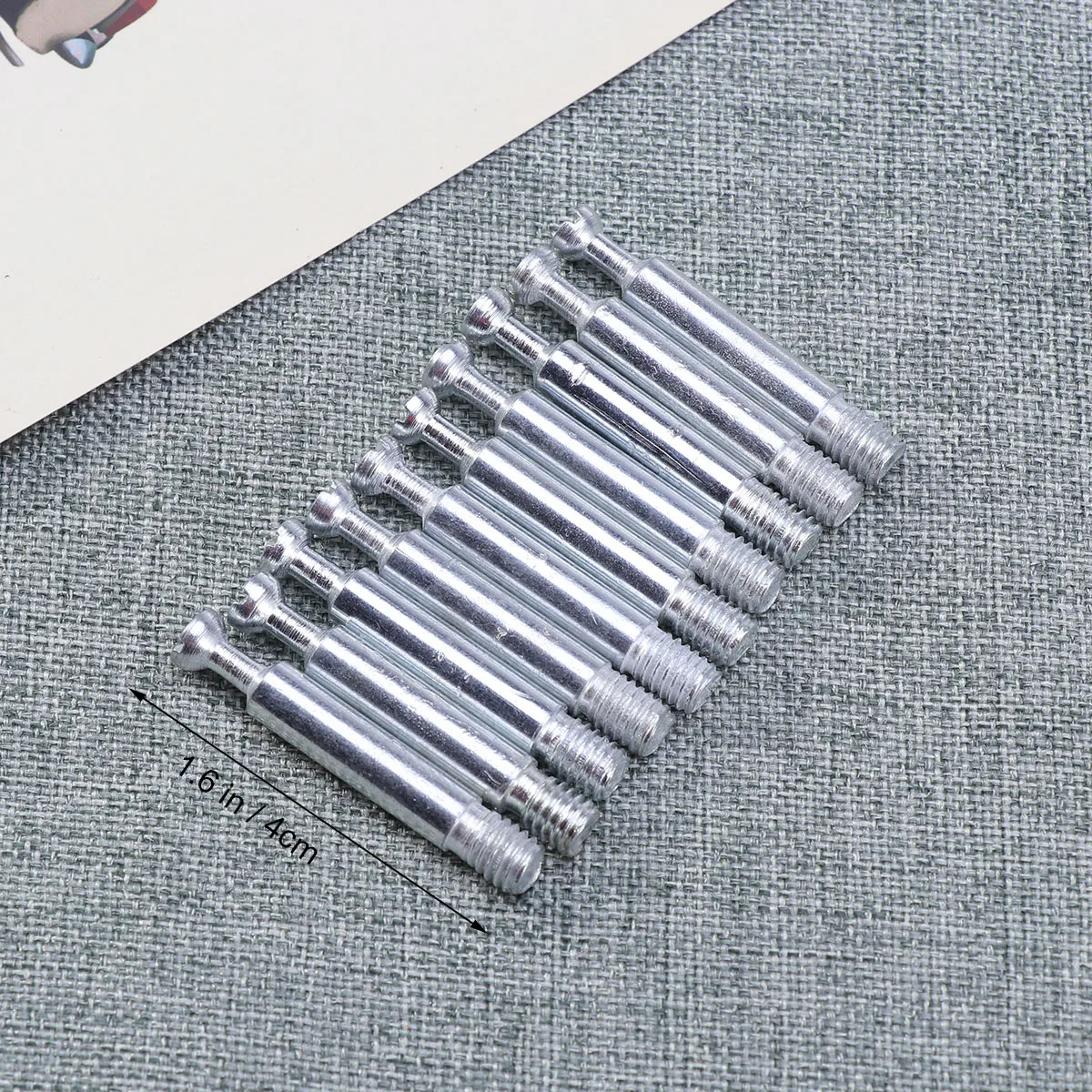 

10 Sets Robust Furniture Connectors Cam Fittings Preinserted Nuts Dowels Anti Stripping Fasteners For Drawers Cabinets Cupboards