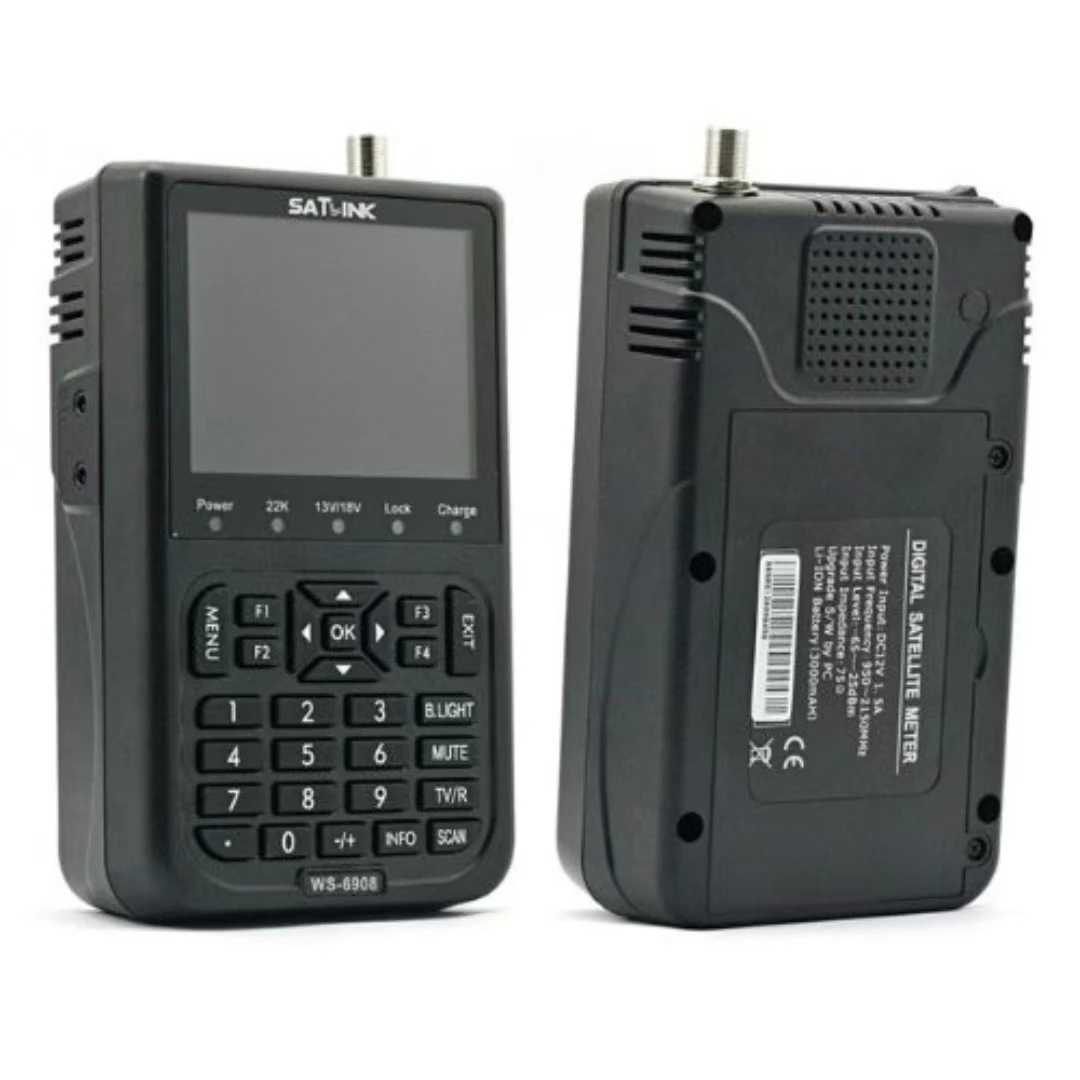 Satlink WS‑6908 Satellite Finder Meter, 3.5