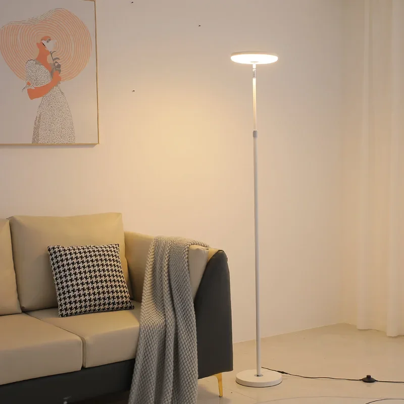 LED Floor Lamp Living Room Dining Study Reading Bedroom Bedside Super Bright Creative Atmosphere Fill Light Soft image 2