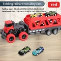 Red and 2  cars