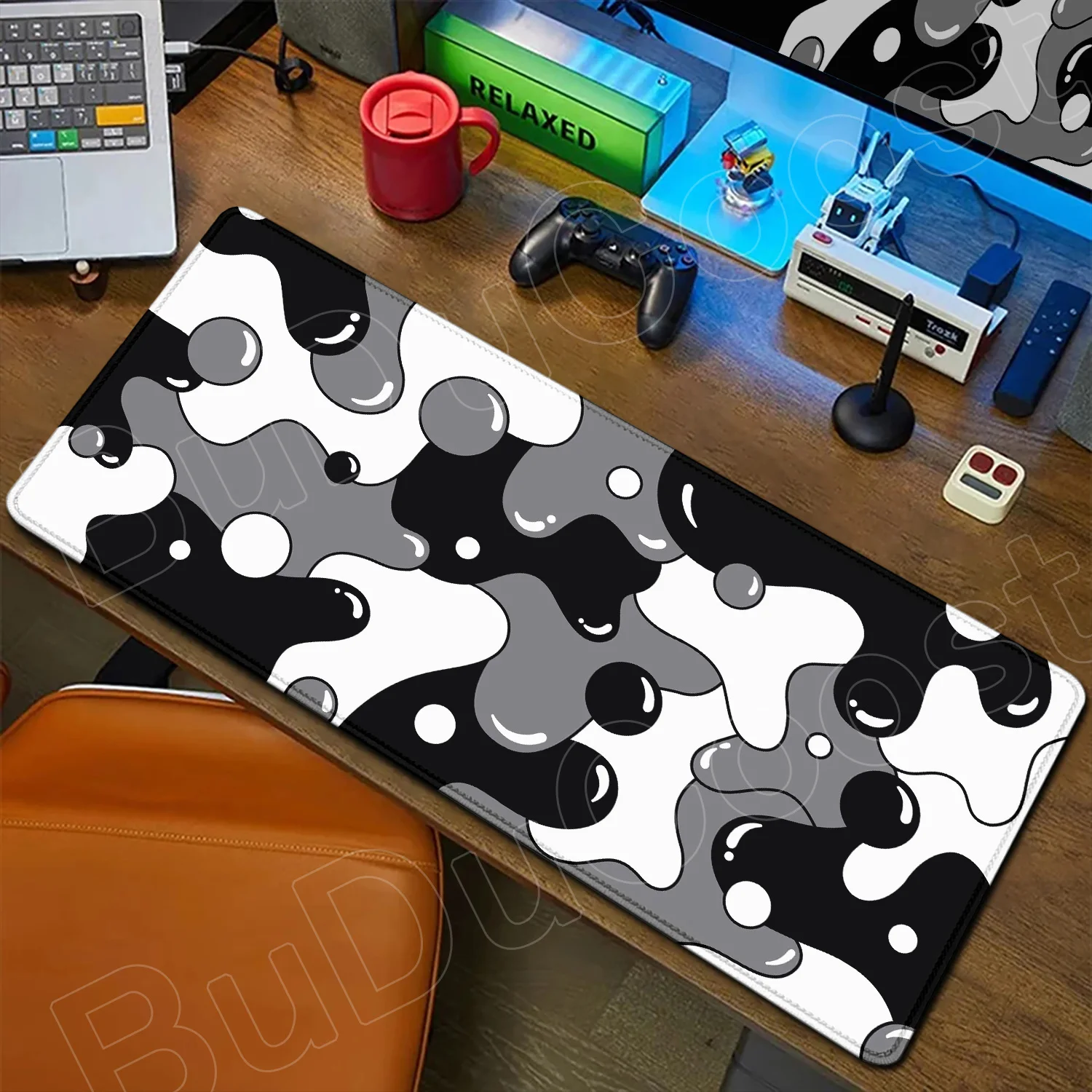 

1200x600mm MouseMat Gamer Art Mause Carpet XXXL Computer Desk Mats Non-slip Keyboard Pads Strata Liquid Abstract Gaming Mousepad