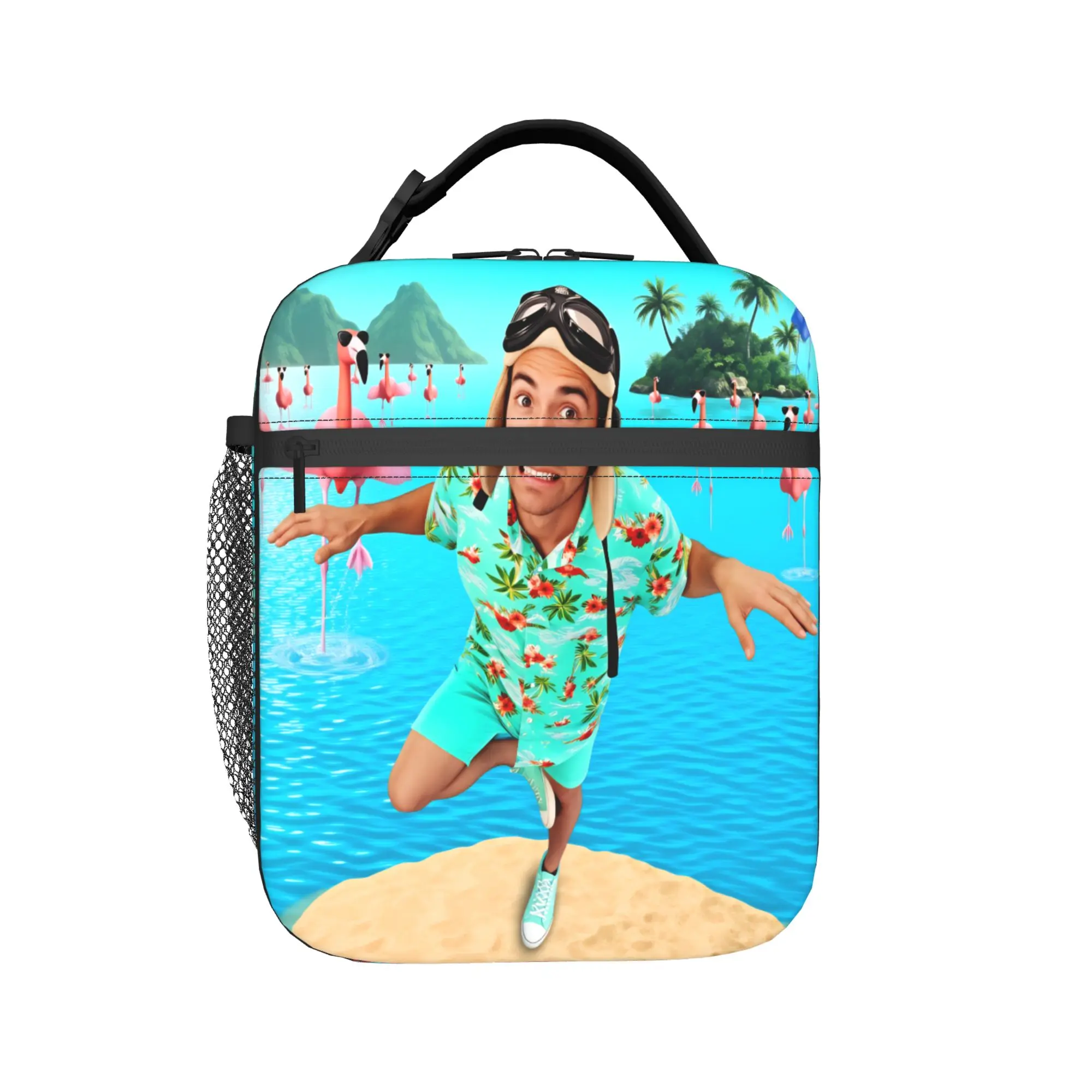 Danny Go Animated Programs Lunch Bag  Portable Lunch Box Child School Graphic Cooler Bag Funny Oxford Tote Food Bags