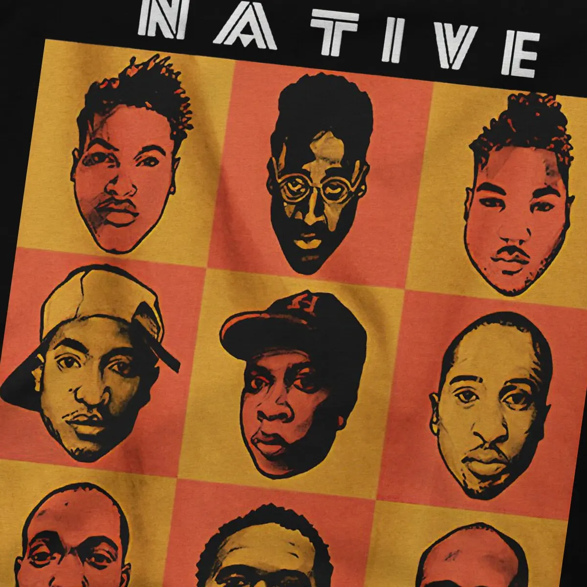 Native Tongues De La Soul Unique TShirt American Hip-Hop Groups Leisure T Shirt Newest T-shirt For Adult