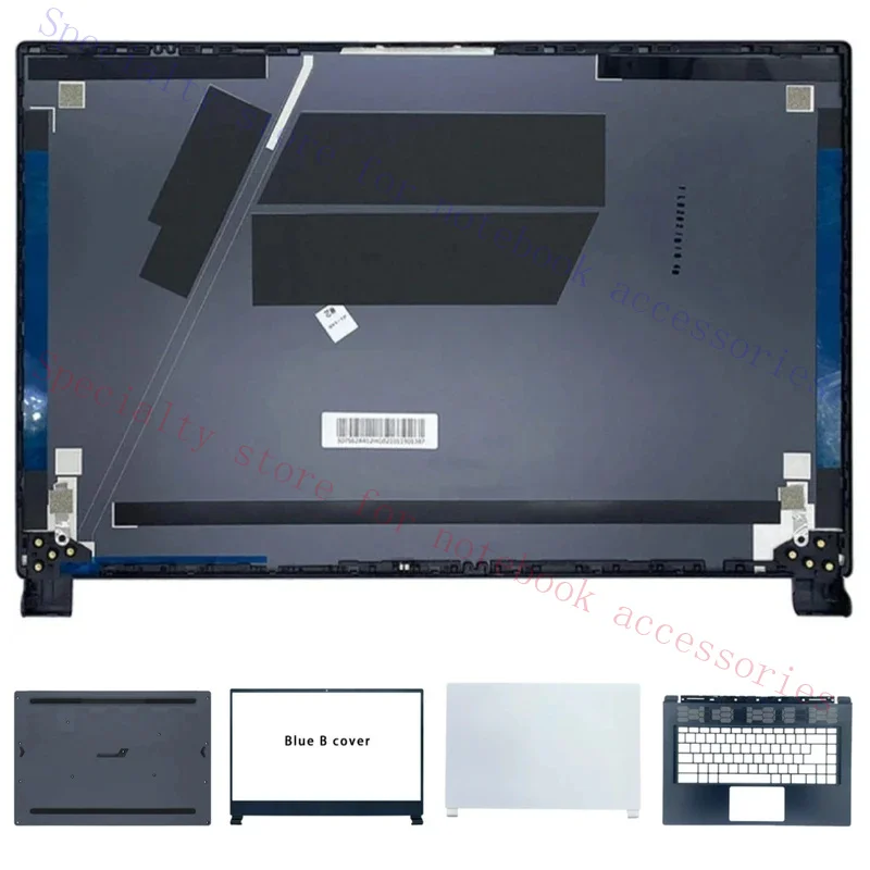 Compatible with  MS-1563 Stealth 15M MS-1562 laptop LCD Screen, Top Cover, Screen Bezel, Palm Rest, Base, Keyboard, Hinge ABCD