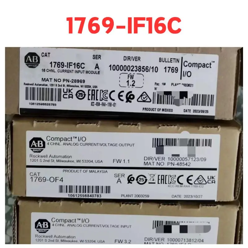 

Совершенно новый, модуль, 1769-IF16C, гарантия аутентичности и быстрая доставка.