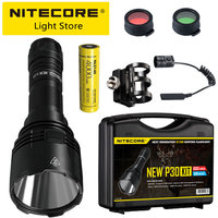 NITECORE NEW P30 HUNTING KIT 1000 LUMENS Outfoor Tactical Flashlight LED Torch Light With NL2140 4000mAh Battery UI2 Charger