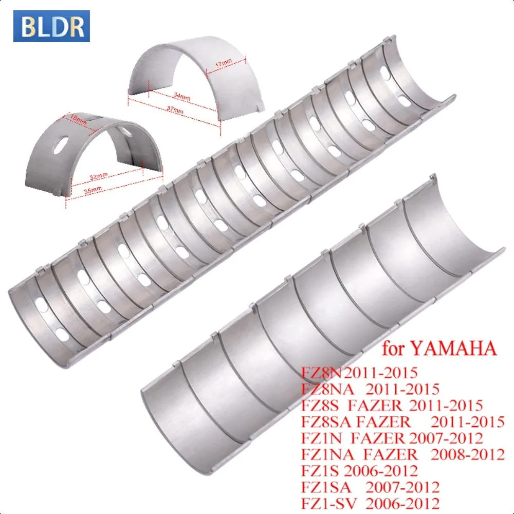 

Motor Bike Engine Connecting Rod Crankshaft Main Bearing for YAMAHA FZ8N FZ8NA FZ8S FAZER 2011-2015 FZ1N FAZER 2007-2012 FZ1S