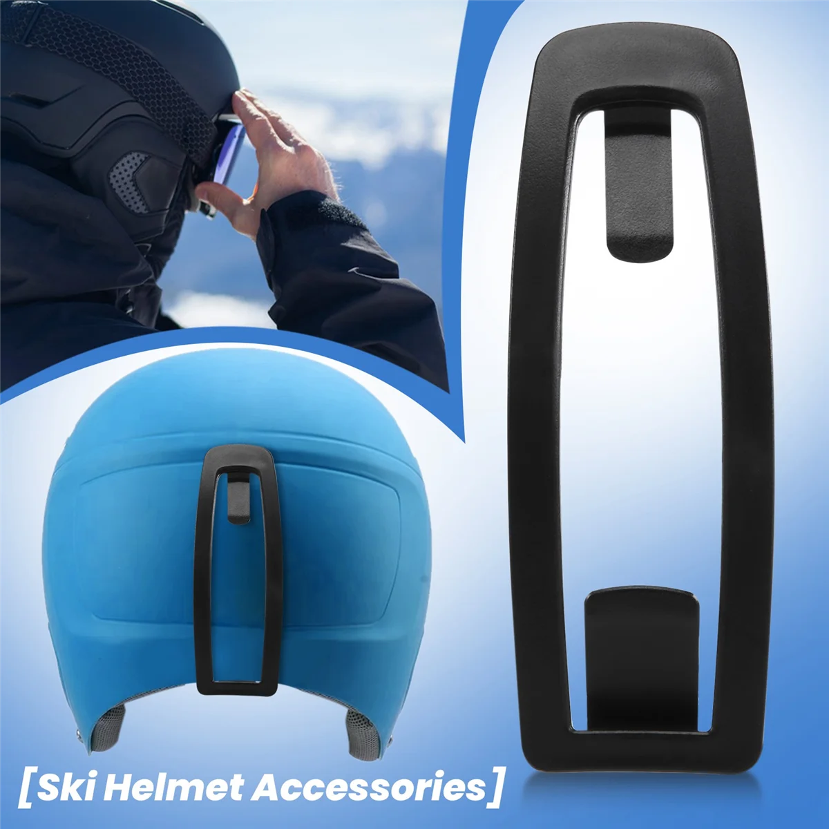 Universal Ski Helm Zubehör Helm Brille Gürtel Clip Brille Gürtel Schnalle