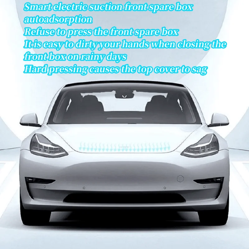 Suitable for Tesla Model 3 Y XS 2021-2023 front spare box electric lock soft close suction motor automatic adsorption easy to in