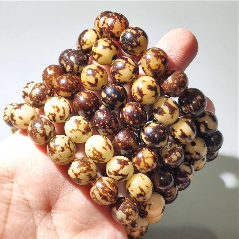 Grinding Bodhi Root Bracelet Men's and Women's Rosary/Prayer Beads Bracelet Small Flower Root Bodhi Seed Ornament Wholesale