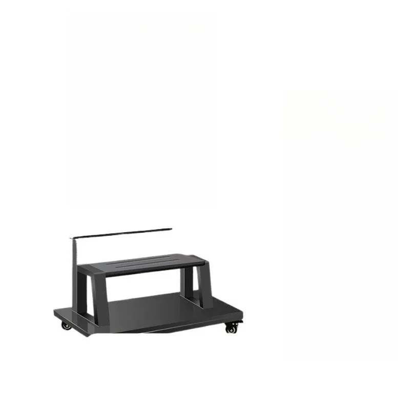 32-65 inch TV floor cart vertical screen 90 degree rotation mobile adjustable live broadcast universal shelf