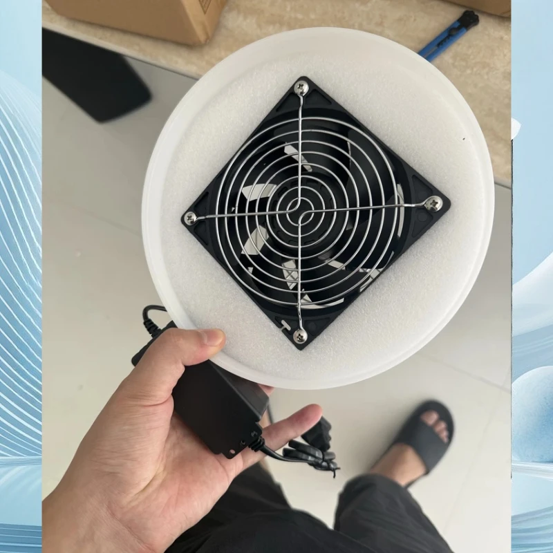 Suitable for Air Purifier Activated Carbon Formaldehyde Removal Self-made Simple Silent Fan Filter Element Hand Rubbing Machine