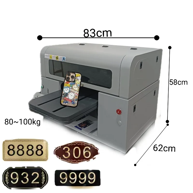 Allprint Hot Sale F1080 A3 Print Portable Home-Based UV Inkjet Printer Multifunction Flatbed Dimension Crystal Label Printer