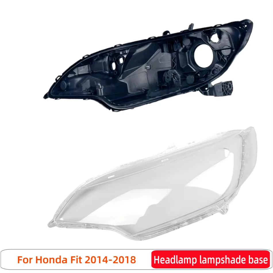 For Honda Fit 2014 2015 2016 2017 2018 Accessories Car Base Head Lamp Shell Back Casing Front Headlamp Cover