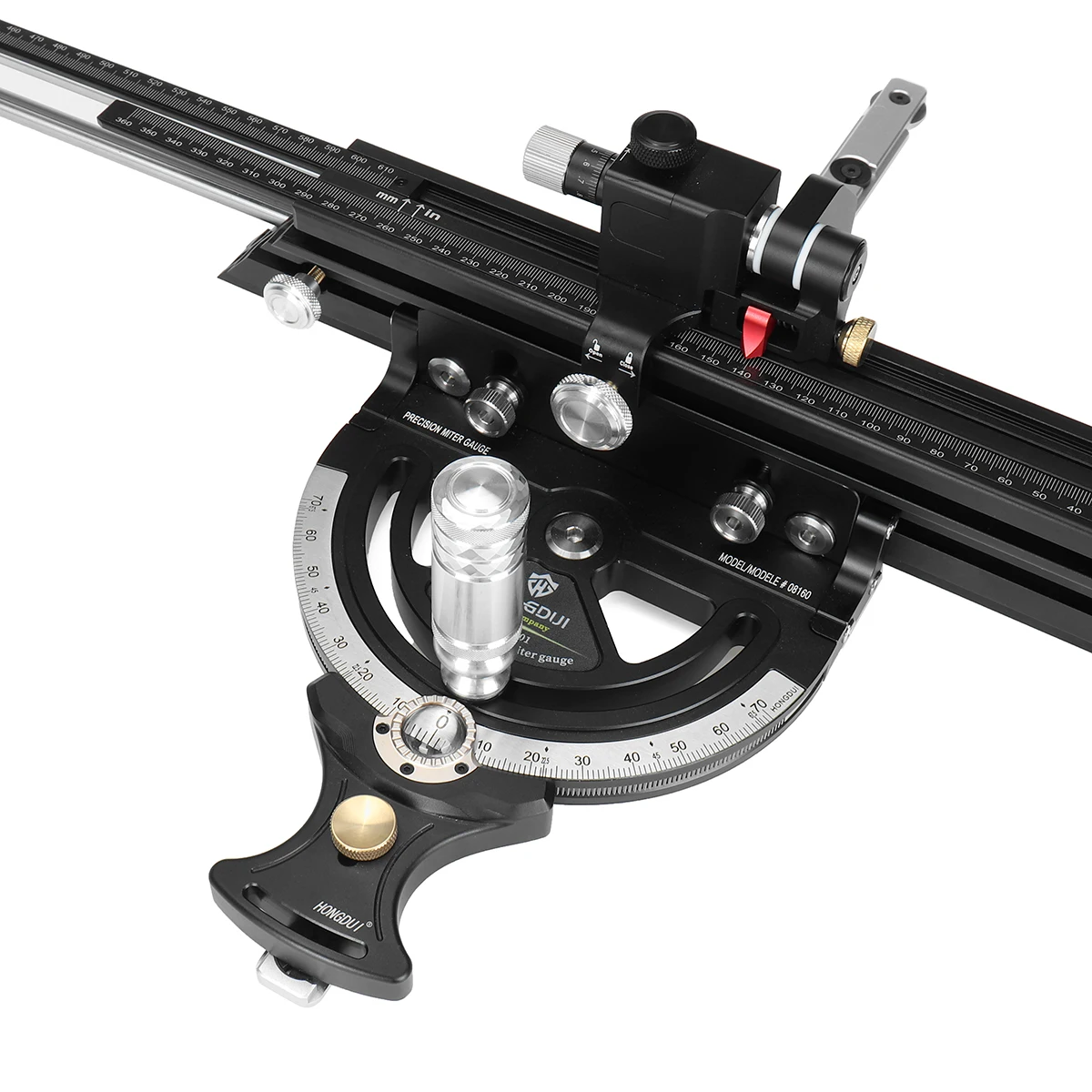 TAO  HD-MG21-BS Mitre Gauge Fence Fit For Most  Festool Dewalt Small Table Saw 50 Degree Angle Fence Use for Small Table