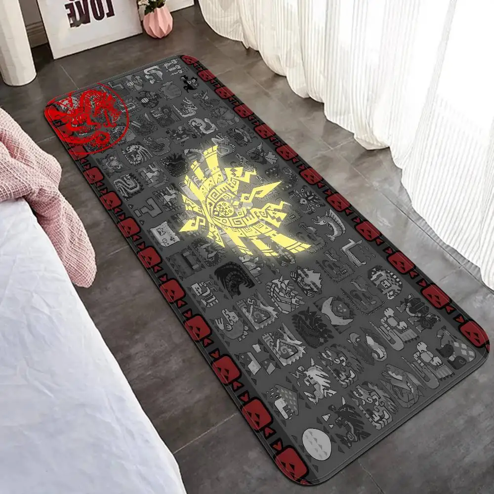 Monster Hunter Fashion Door Mat Washable Non-Slip Living Room Sofa Chairs Area Mat Kitchen Bedside Area Rugs view 6