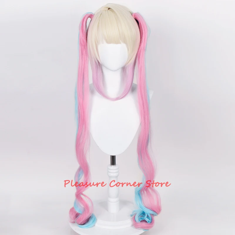 NEEDY GIRL OVERDOSE Pre Styled KAngel Ame Cosplay Wig OMG Kawaii Angel Ame Cosplay Heat Resistant Colorful Ponytail WIG