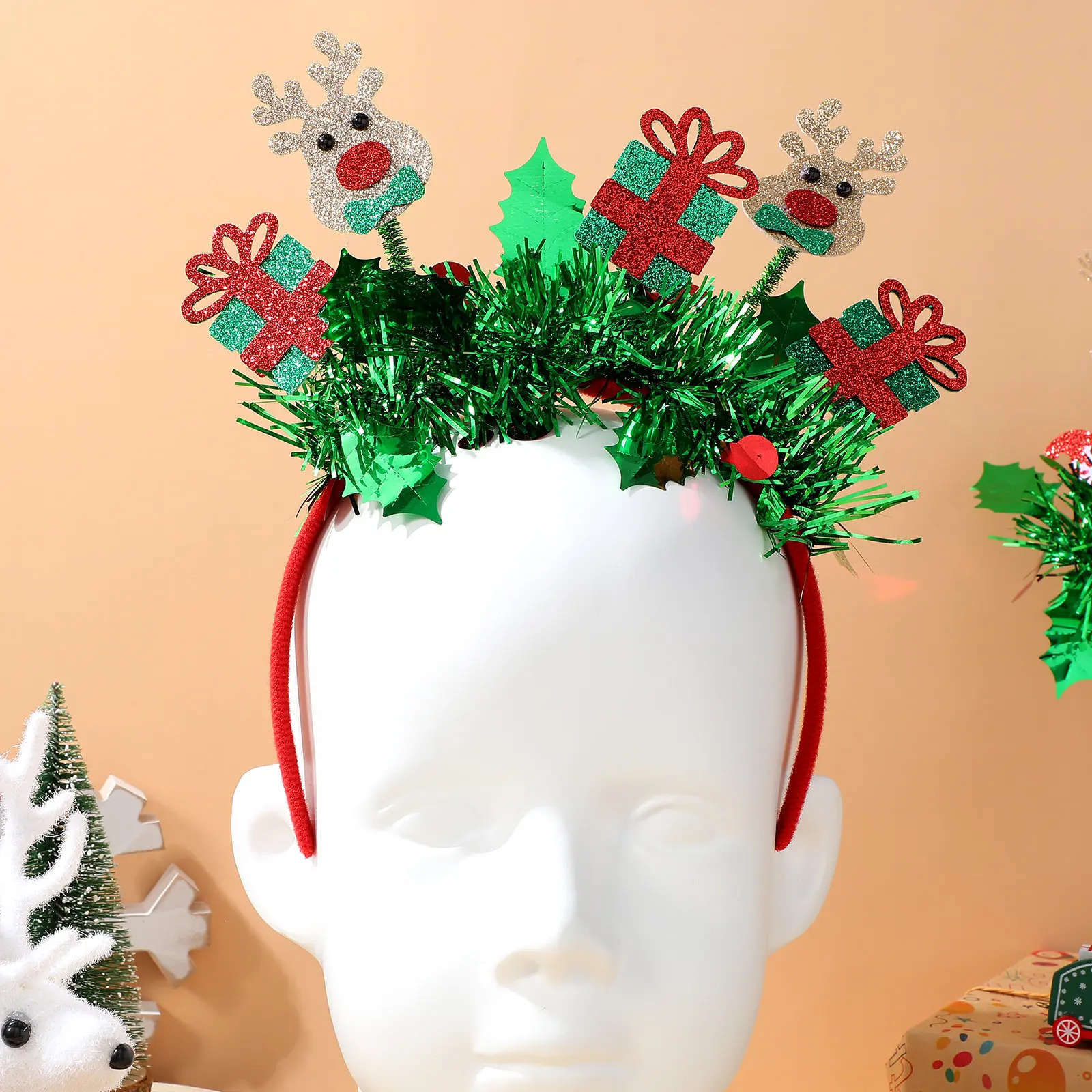 4 Adet Noel Kafa Bandı Geyik B - Reindeer Antlers Headband incelemesi ve fiyatı