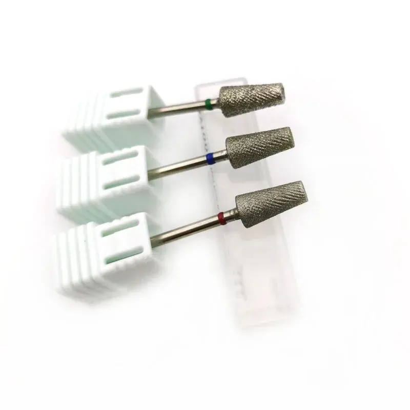 HYTOOS-لقم ثقب الأظافر المستدقة للأسنان الماسية ، لدغ نظيف للبشرة ، لقمة مانيكير ، مورد ملحقات الماكينة ، 3 "، 32" #4