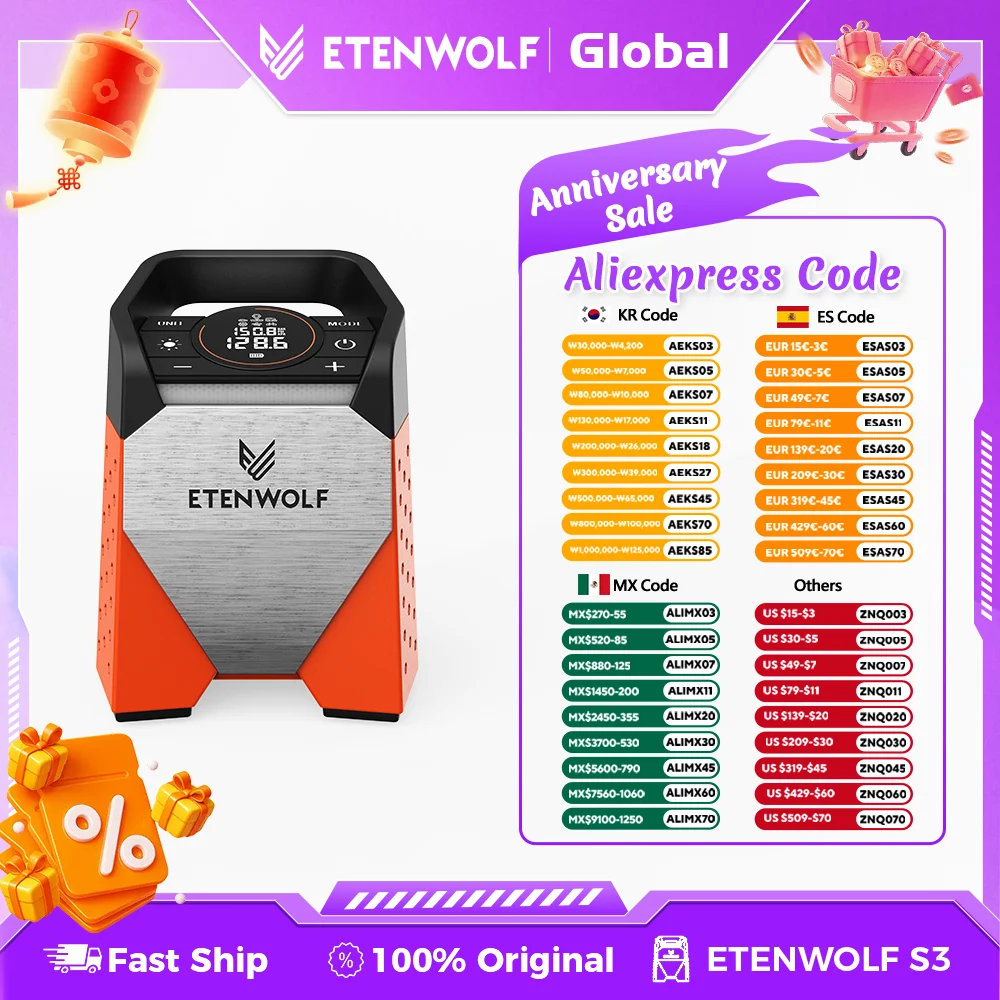 רכב ETENWOLF מאליאקספרס — מ-AliExpress