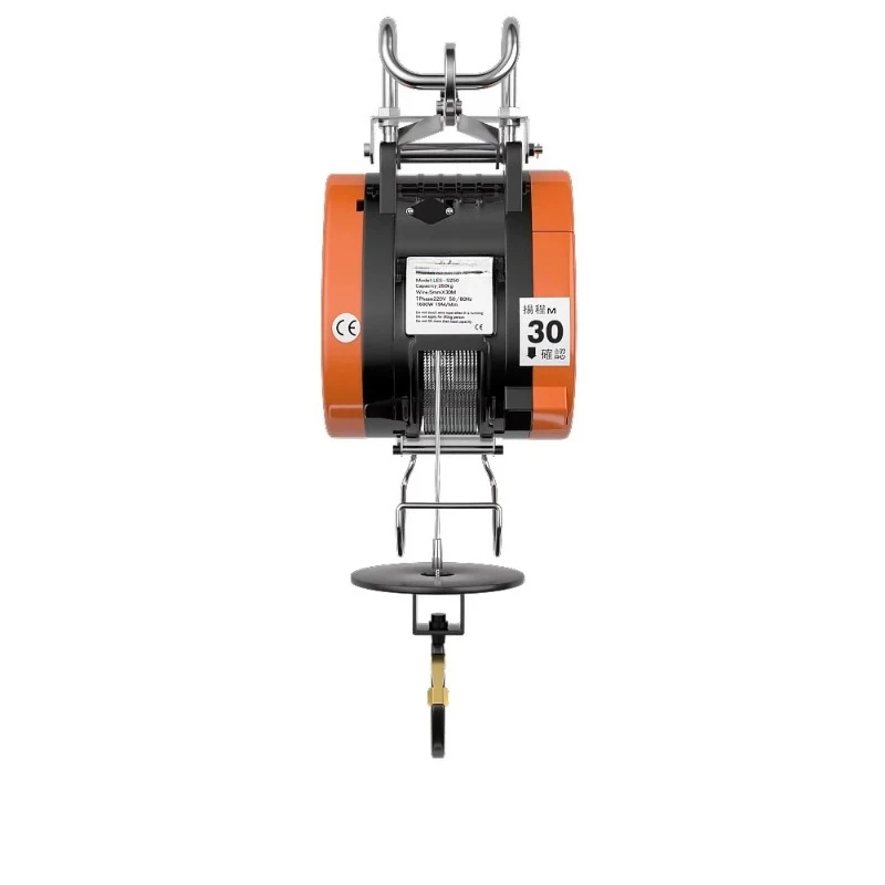 300kg 360kg Hoist Portable Suspended Small Hoist Ultra High Efficiency Cable Winch Mini Electric Hoist Crane