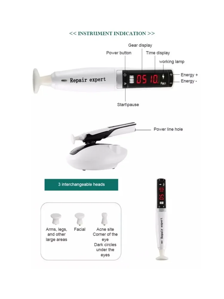 Nueva actualización de ducha de Plasma profesional 2 en 1, eliminación de lunares, cicatrices ance, Estiramiento de ojos, pluma de Plasma fría,