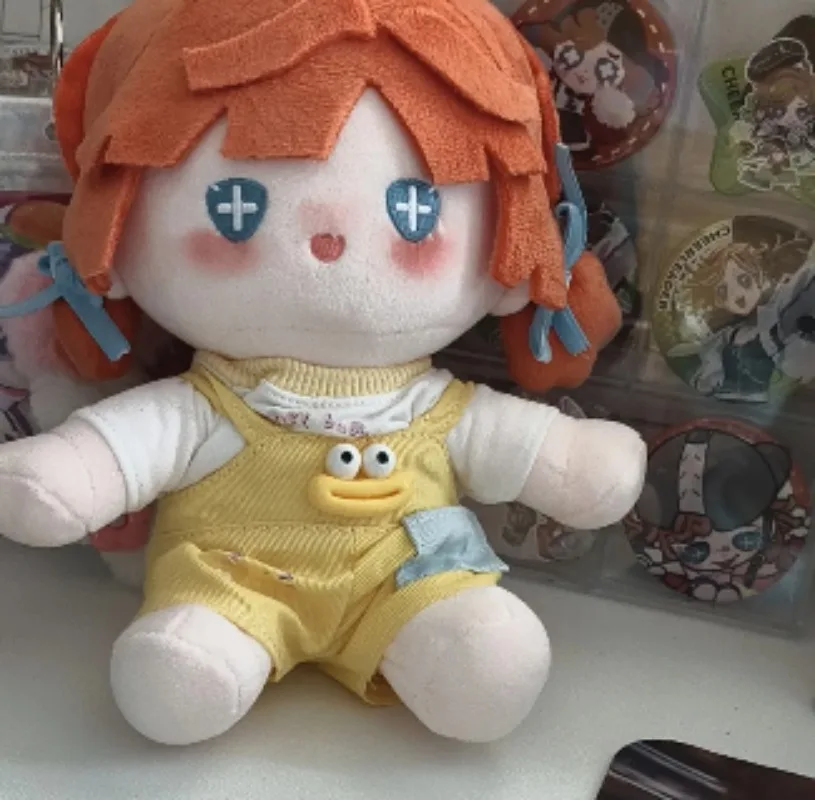 

20 см Identity V Cheerleader Kawaii косплей мягкая хлопковая кукла тело со скелетом медицинский карманный сменный костюм игрушечные фигурки подарки