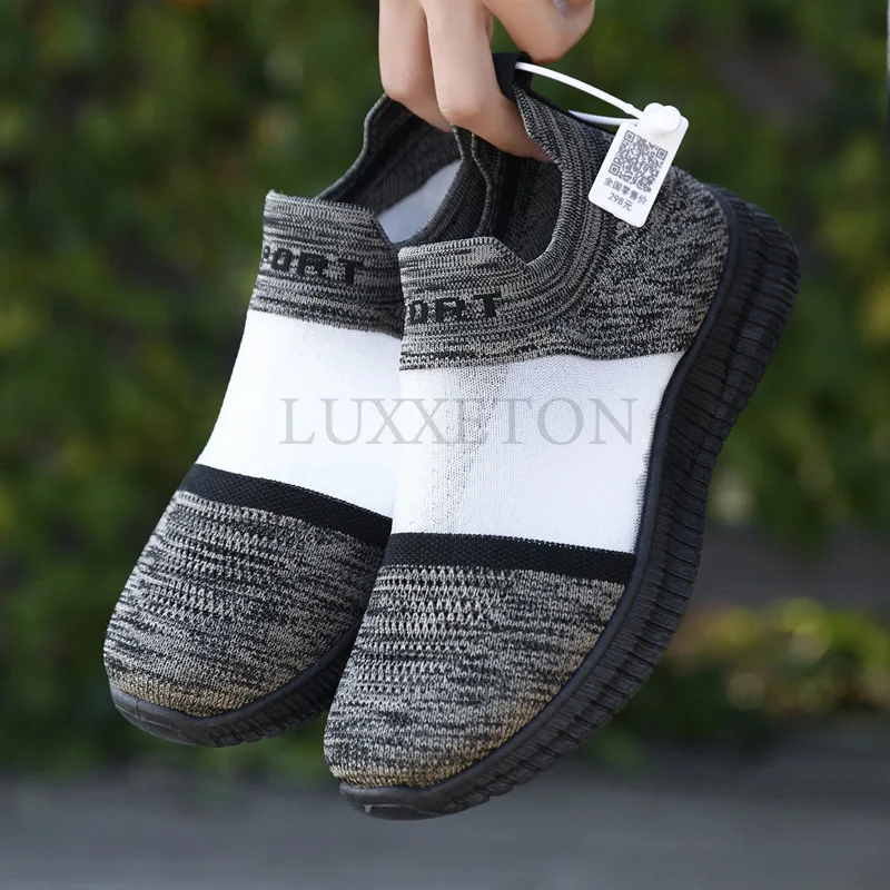 Women Leisure Sneakers Flying Mesh Comfortable Fitness Shoes Running Fitness Shoes for Men Women Zapatos Para Hombres