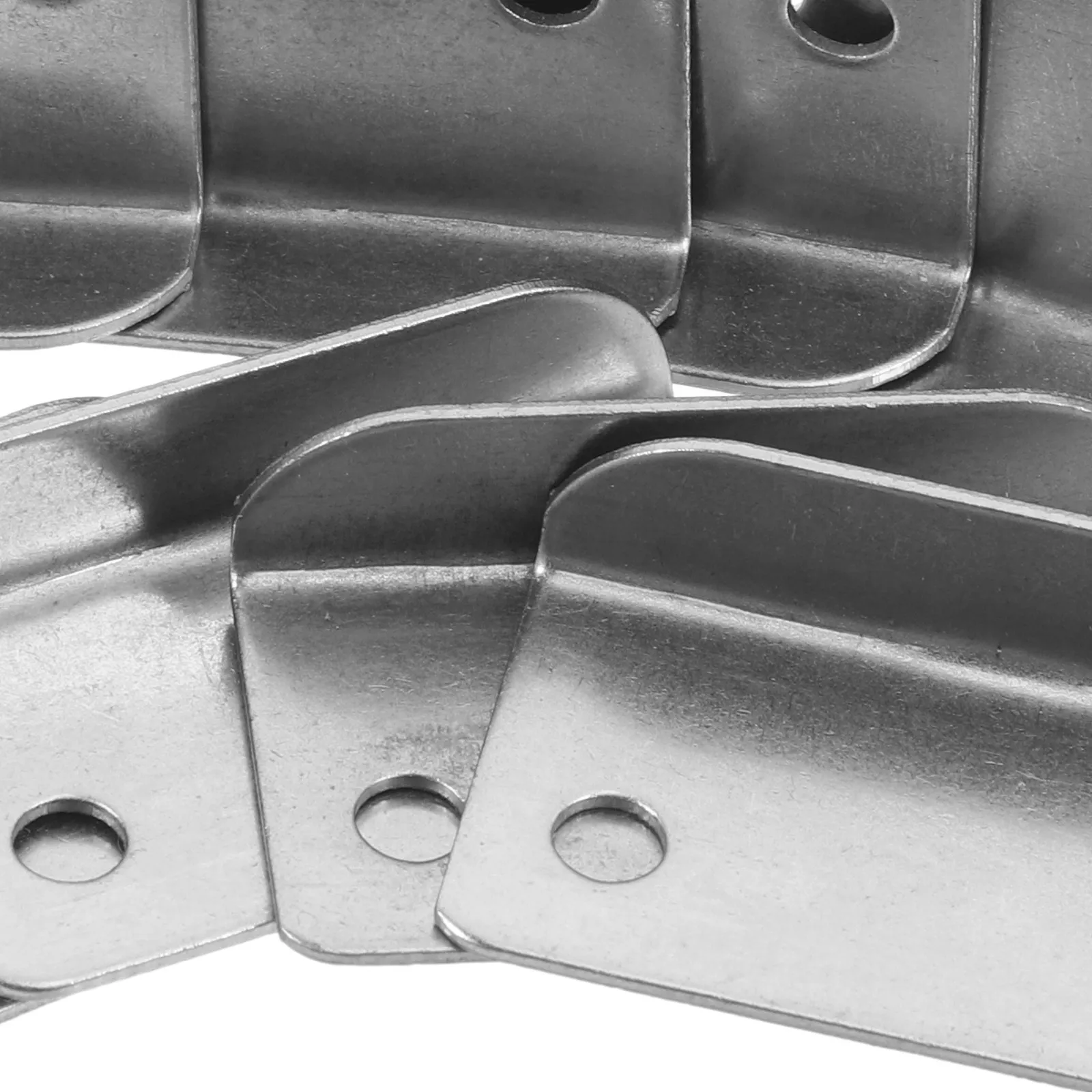 20Pcs Stainless Steel Right Plate Drawer Strike Plate for Cabinet Cupboard Home Office Security Easy Install