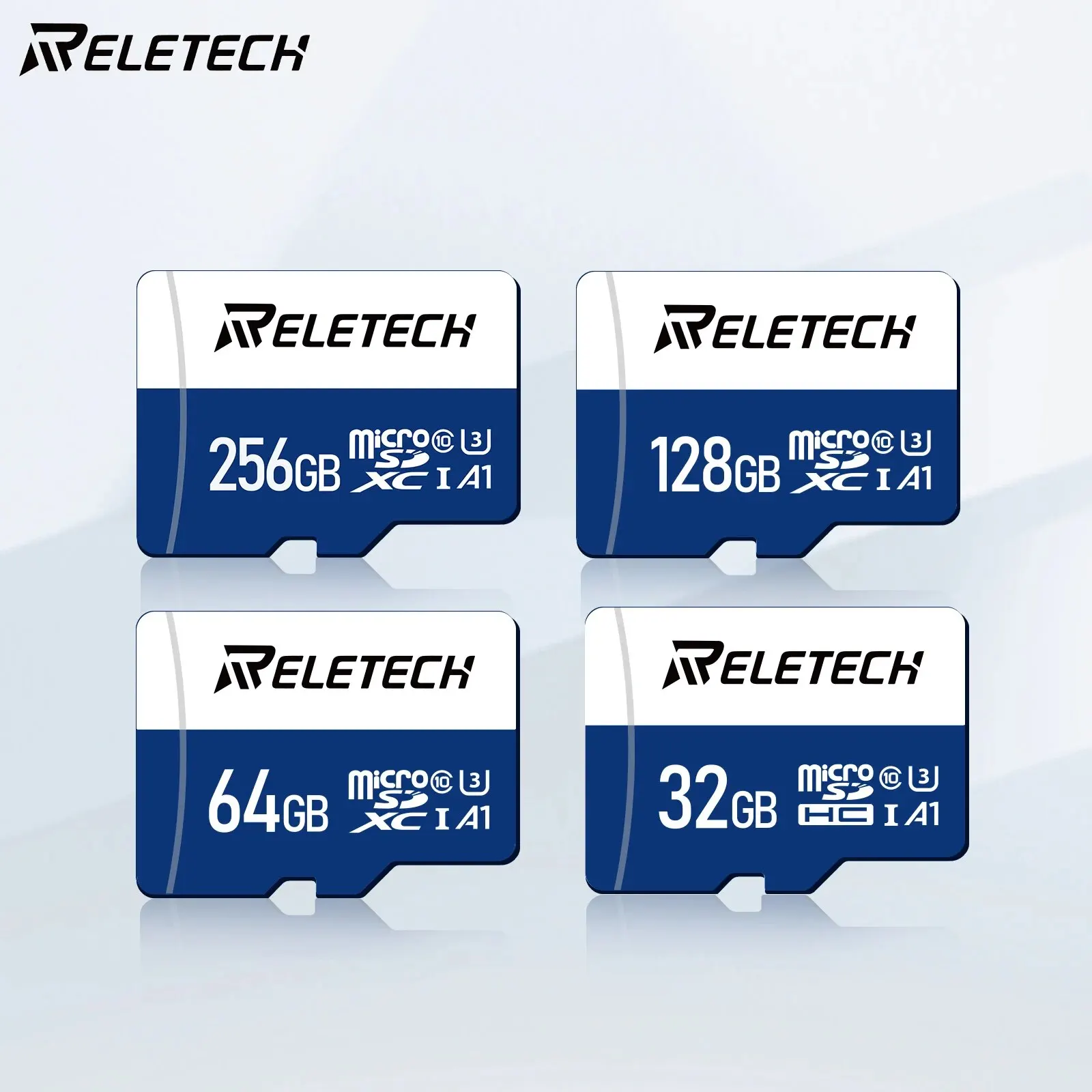 Reletech TF Card Class10 Memory Card 32/64/128/256G High Speed Write Super Compatibility Phone Camera Meomory Card