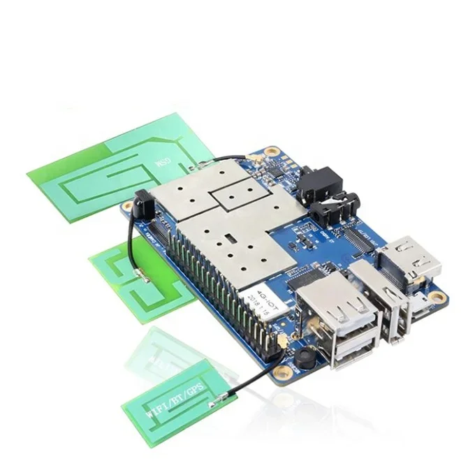 Hot selling Orange Pi 4G-IOT 1G Cortex-A53 8GB EMMC Support 4G SIM Card Blue tooth Android6.0 mini PC