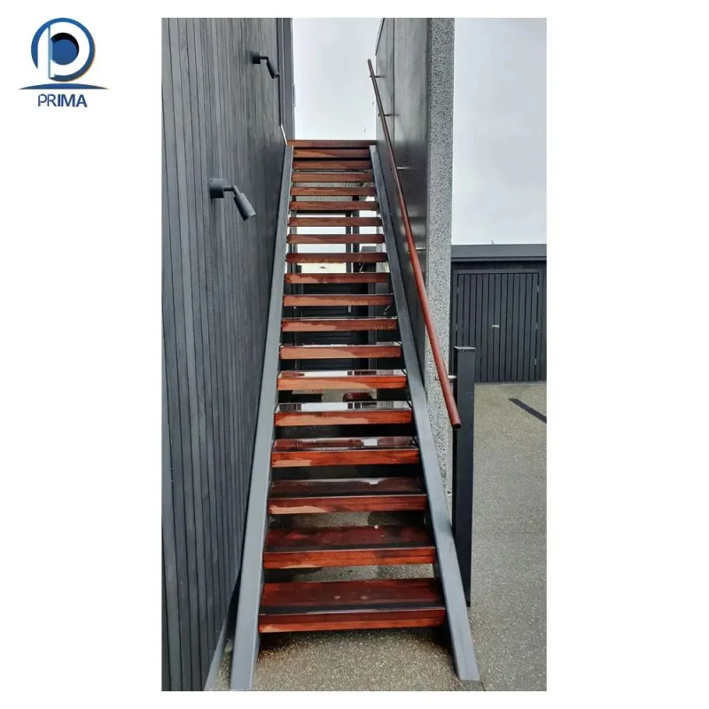 custom.Factory Price Beautiful Railing Straight Stairs Indoor Building Modern Wooden Staircase Light Ladder Apartment