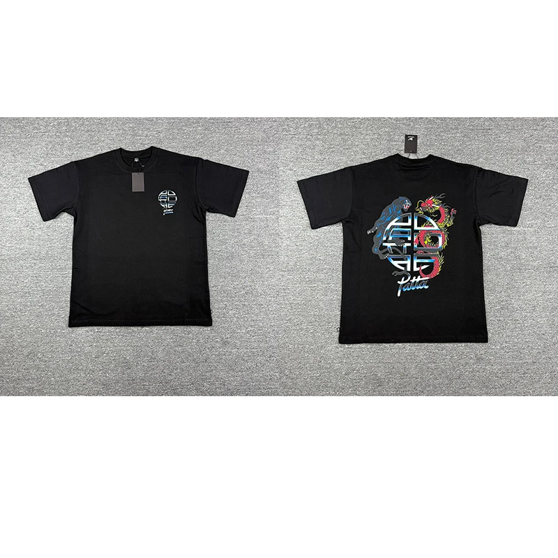 2026 Nieuw Patta T-shirt met letterprint High-Street mannelijk vrouwelijk paar casual T-shirts met korte mouwen