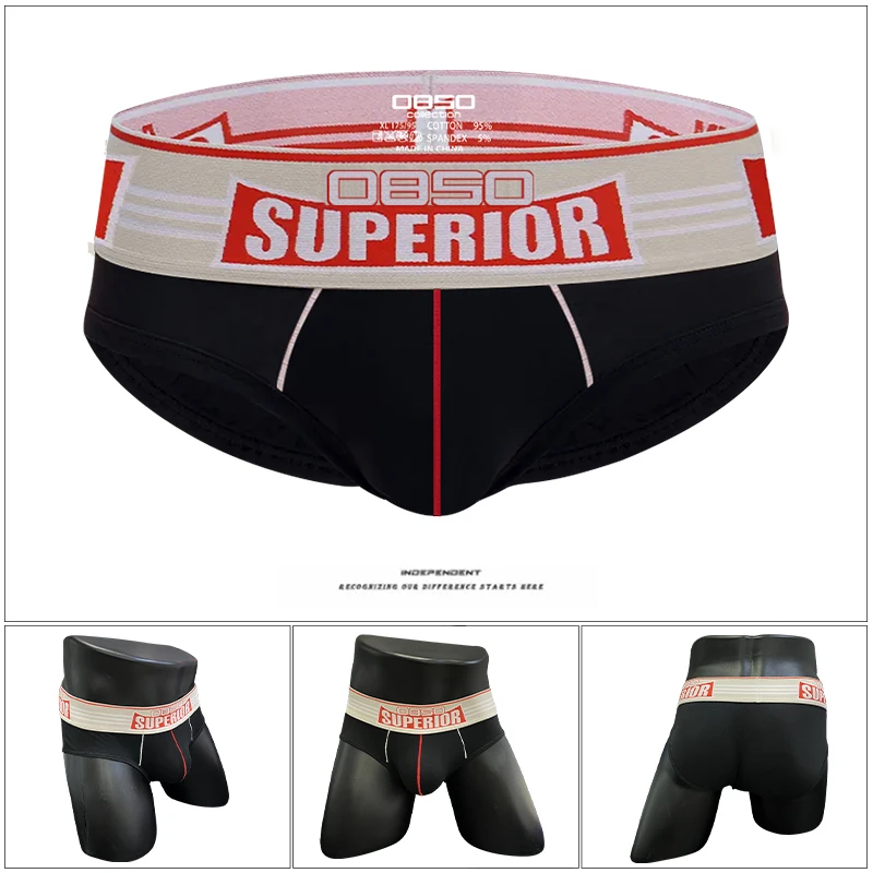 

1/2/3 PCS 0850 Breathable Men's Shorts Men Cotton Sexy Panties Briefs Male Underwear Underpants Slipper Pantie
