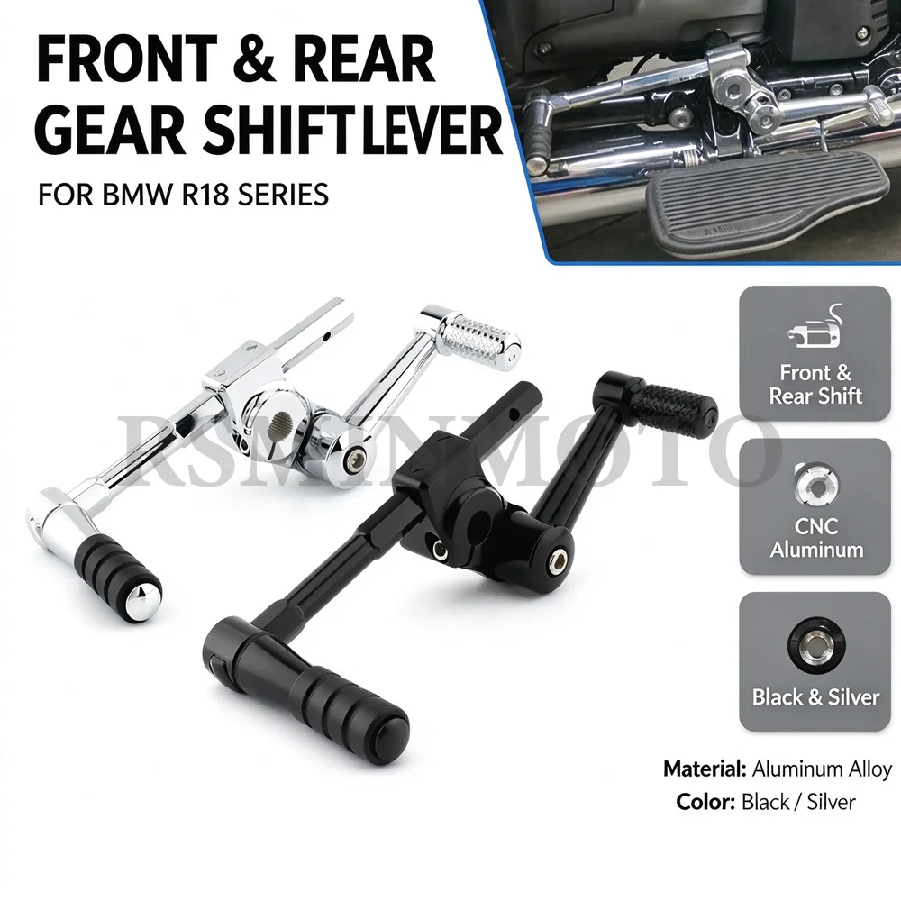 Motorcycle Front Rear Adjustable Heel Shift Lever Gear FOR BMW R18 R 18 Classic R18B Bagger Transcontinental 2020-2023