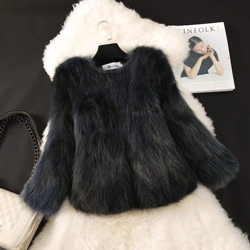 Winter Coat Women Clothes 2024 Real Fur Raccoon Dog Jacket Double-faced Full Pelt s Korean Short Slim Fit ZT470