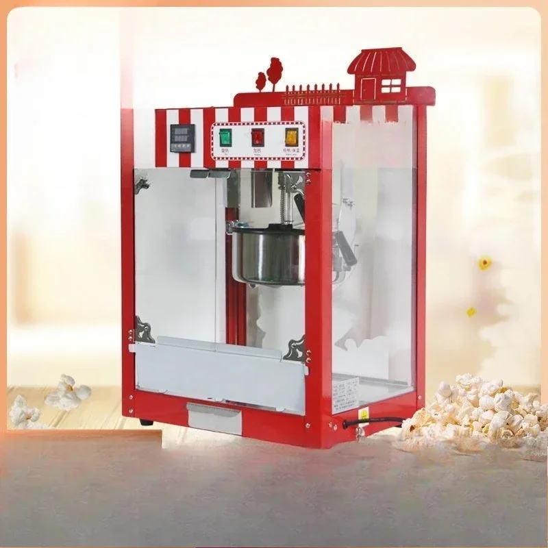 Popcorn machine, fully automatic spherical corn kernels small electric heating machine for commercial stalls