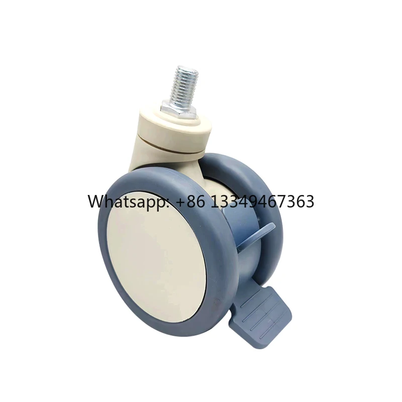

In Stock DF-10 Wheel with Brake for Medical Equipments and Accessories Castor for Trolley Swivel Medical Funiturel Hospital Beds