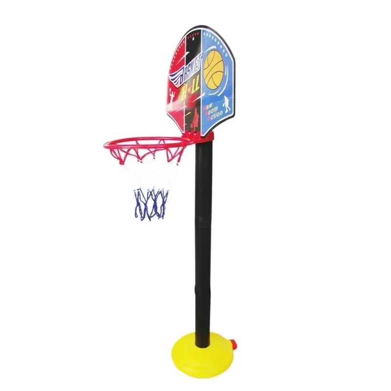 야외 스포츠 장난감 높이 조절 가능 농구 스탠드 장난감 슈퍼 스포츠 농구 스탠드 + 농구 + 팽창기 세트 피트니스 게임