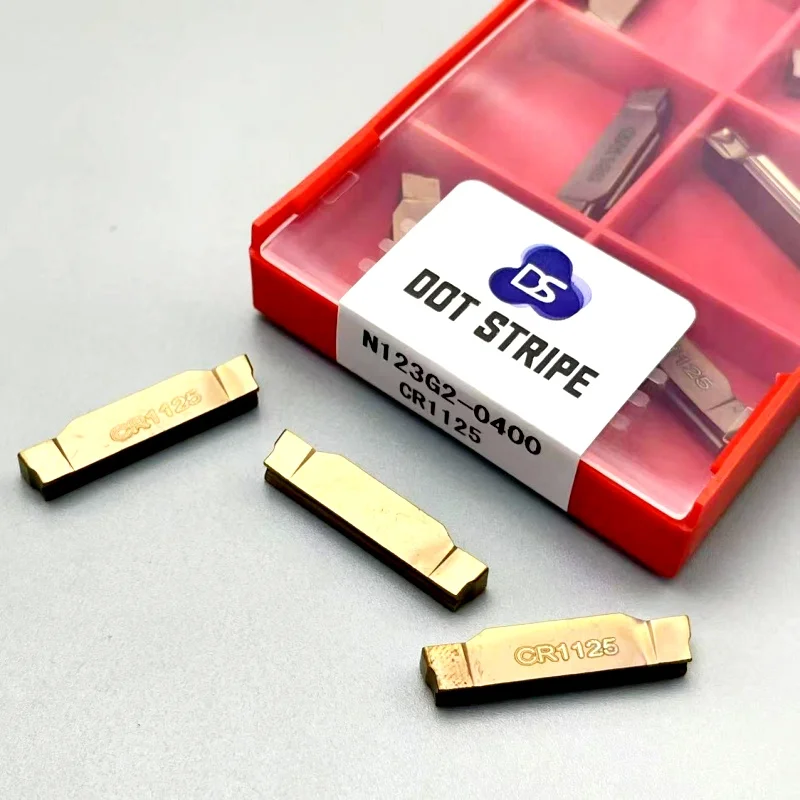 Hoja de corte ranurada N123G2 0300 003 CR1125/TF4225, herramienta de torno CNC, herramientas de torneado de Metal, herramienta de corte de carburo de tungsteno N123G2