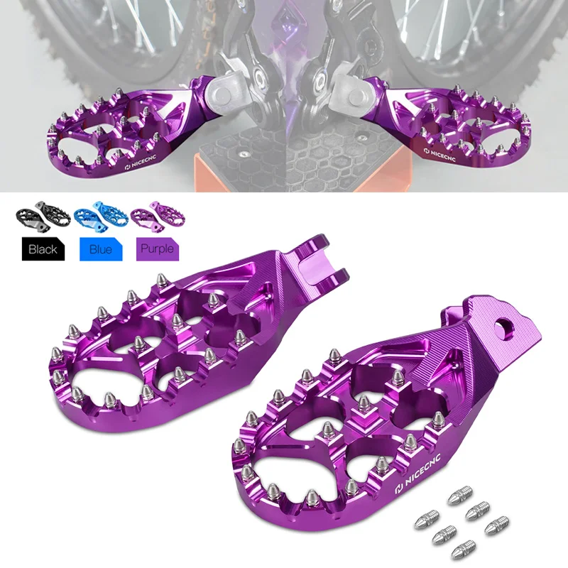 

NICECNC For Surron light bee X Enlarged Foot Pegs Aluminum For Sur-ron light bee S L1E For Segway X160 X260 Electric Dirt Bike